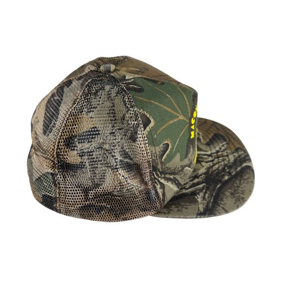 Vintage Macon Machine Camo Trucker‎ Hat Snapback Mesh Cap Made in USA - Picture 5 of 8